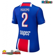 Camisa de Futebol Paris Saint-Germain Achraf Hakimi #2 Equipamento Principal Mulheres 2026-27 Manga Curta
